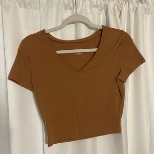 Wild Fable Cropped V Neck